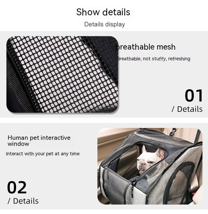 Siege de voiture pour chien, transport pour animaux de compagnie