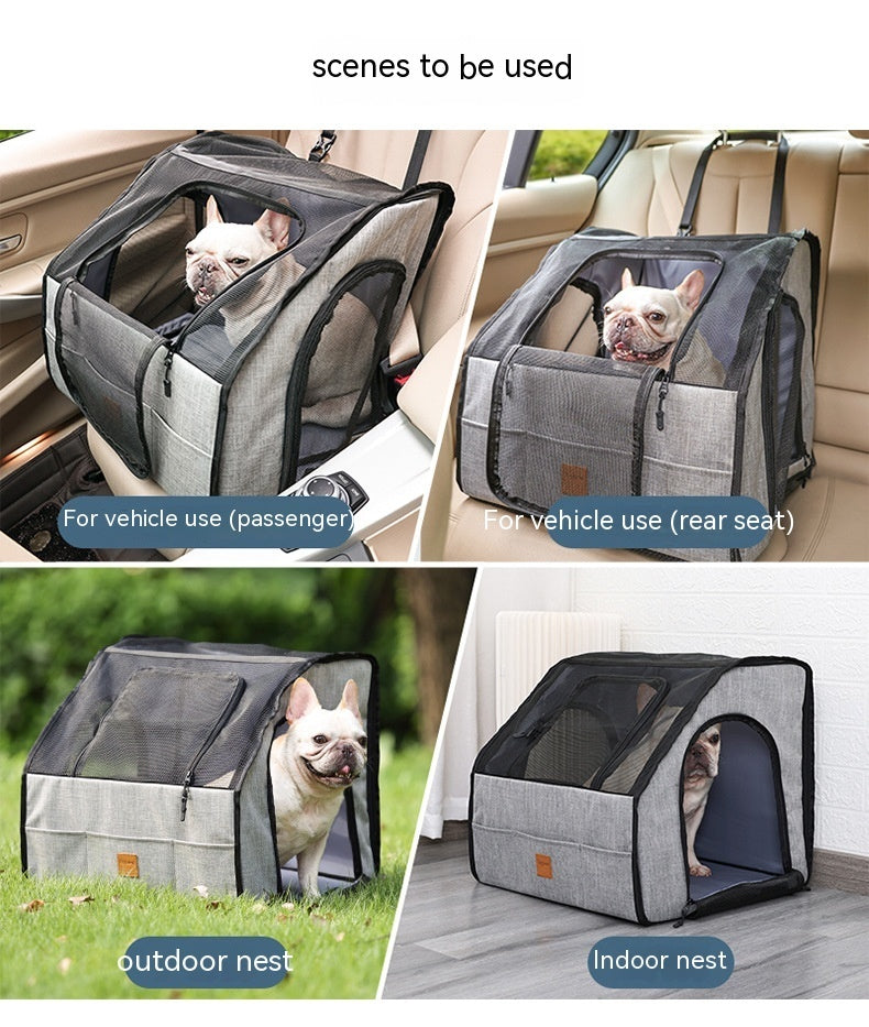 Siege de voiture pour chien, transport pour animaux de compagnie